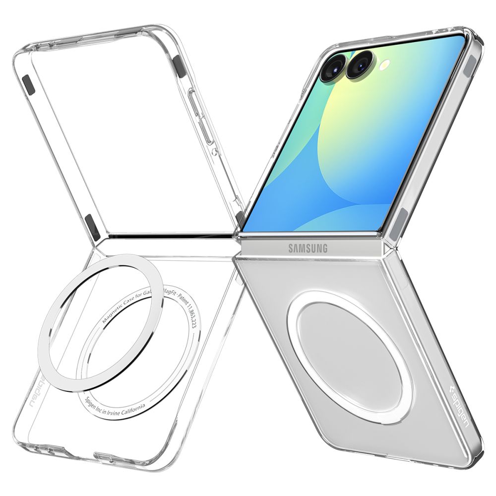 Case AirSkin MagSafe Samsung Galaxy Z Flip 7 Clear White