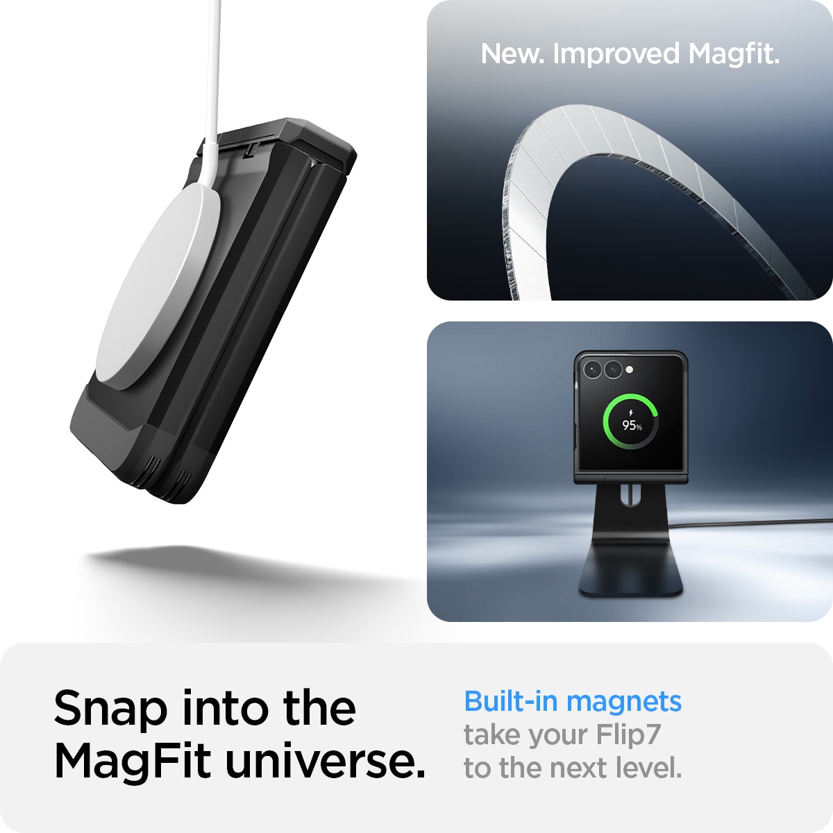 Case Tough Armor Pro MagSafe Samsung Galaxy Z Flip 7 Black