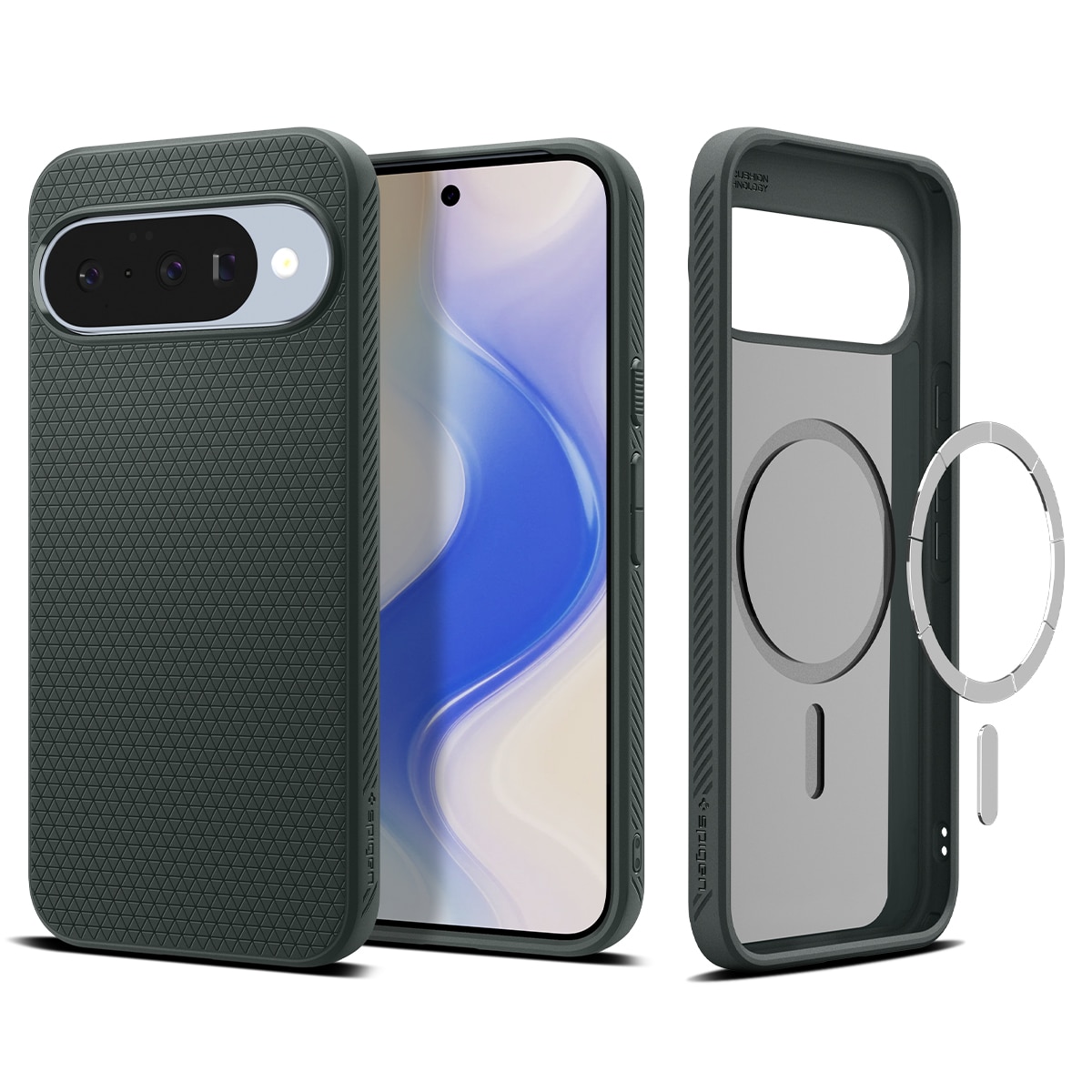 Case Liquid Air MagSafe Google Pixel 10 Pro Abyss Green