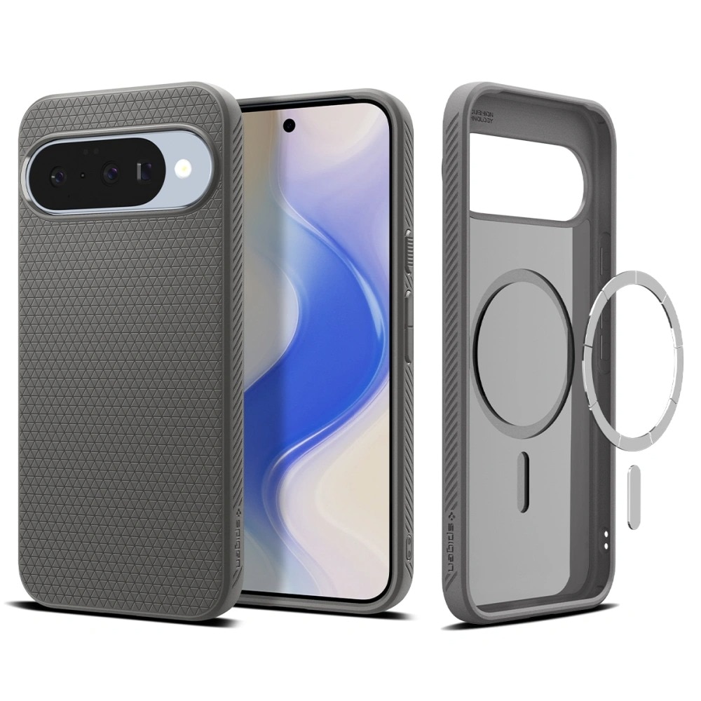 Case Liquid Air MagSafe Google Pixel 10 Pro Marble Gray