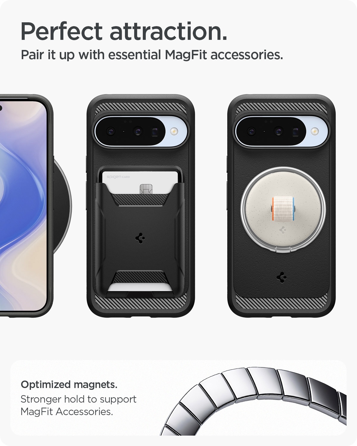 Case Rugged Armor MagSafe Google Pixel 10 Zwart