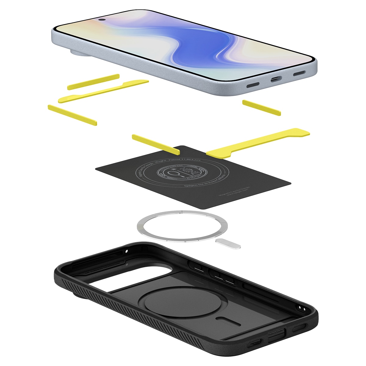 Case Rugged Armor MagSafe Google Pixel 10 Zwart