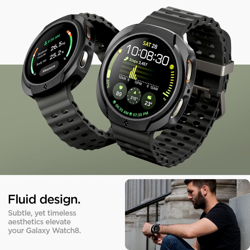 Case Liquid Air Samsung Galaxy Watch 8 44mm Black