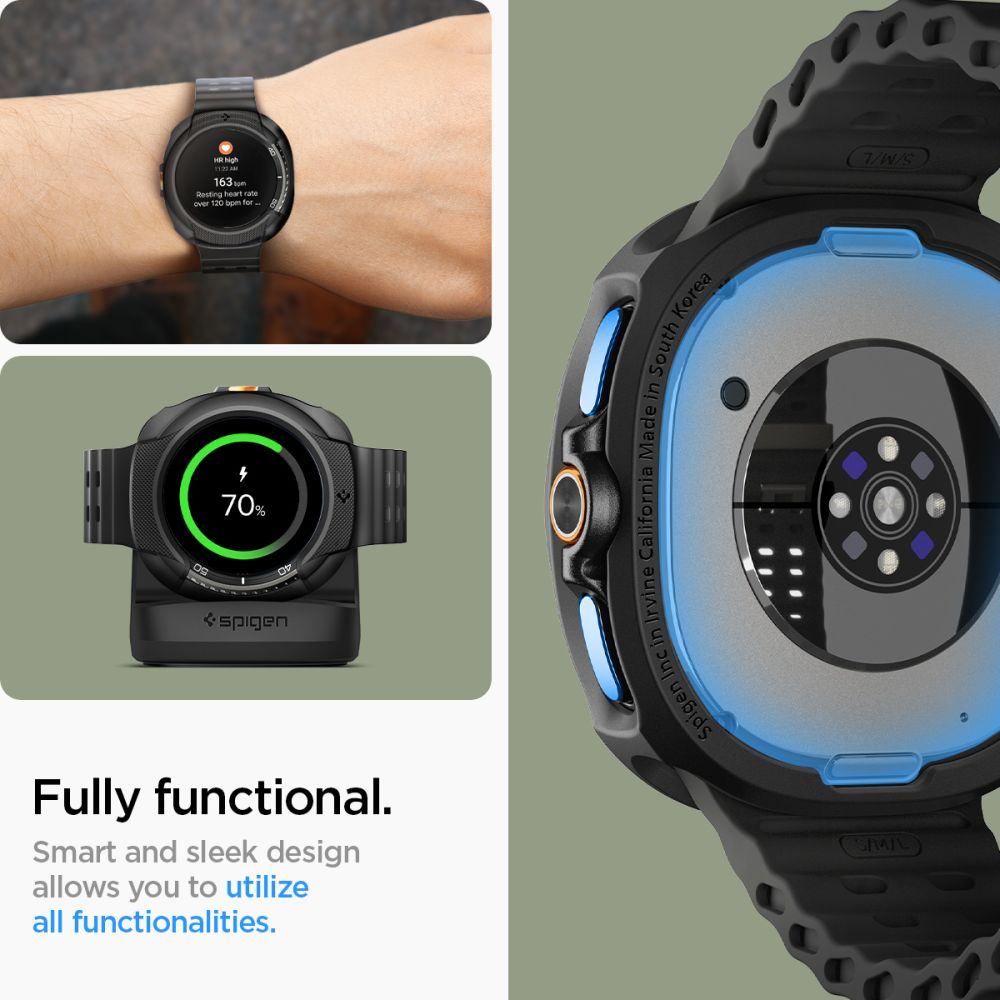 Case Liquid Air Samsung Galaxy Watch 8 Classic Black