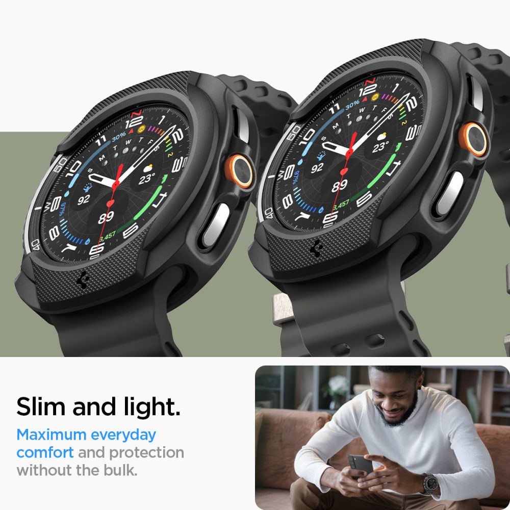 Case Liquid Air Samsung Galaxy Watch 8 Classic Black