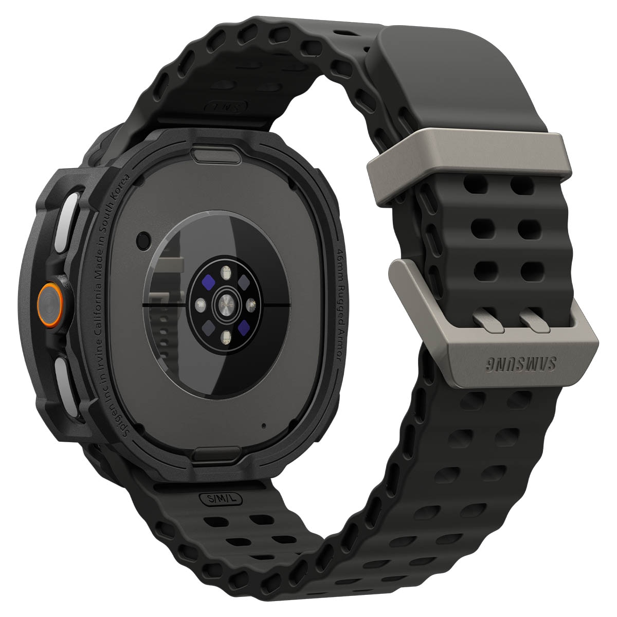 Case Rugged Armor Samsung Galaxy Watch 8 Classic Black