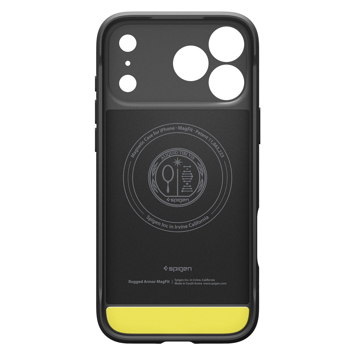 Case Rugged Armor MagSafe iPhone 17 Pro Max Zwart