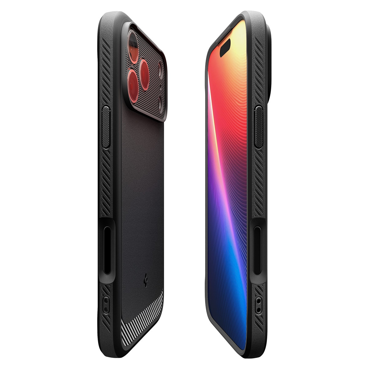 Case Rugged Armor MagSafe iPhone 17 Pro Max Zwart