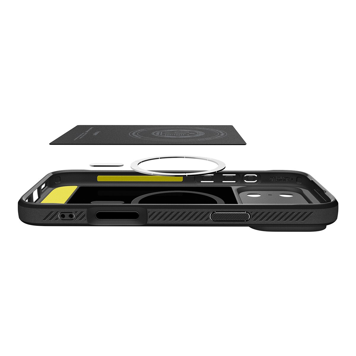 Case Rugged Armor MagSafe iPhone 17 Pro Zwart