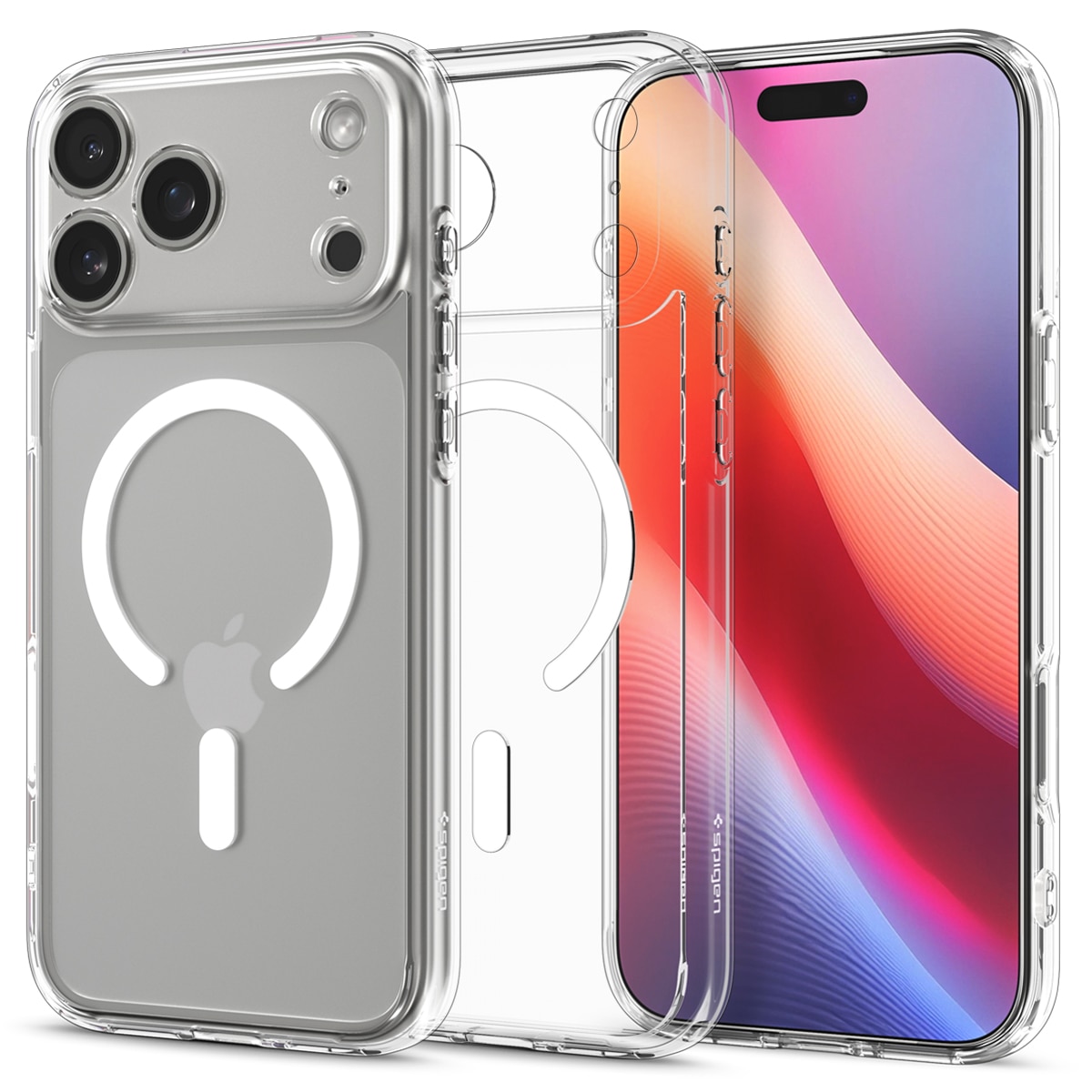 Case Ultra Hybrid MagSafe iPhone 17 Pro Clear White