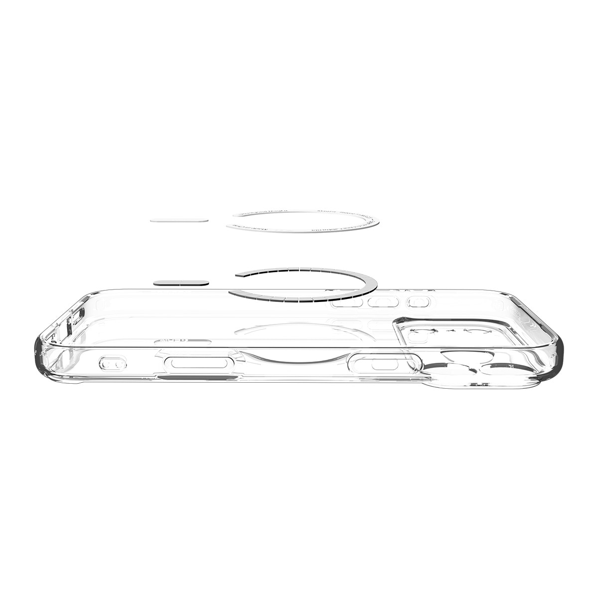 Case Ultra Hybrid MagSafe iPhone 17 Pro Clear White