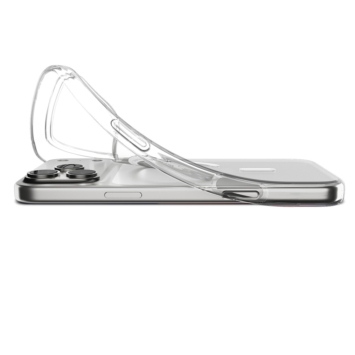 Case Liquid Crystal MagSafe iPhone 17 Pro Clear White