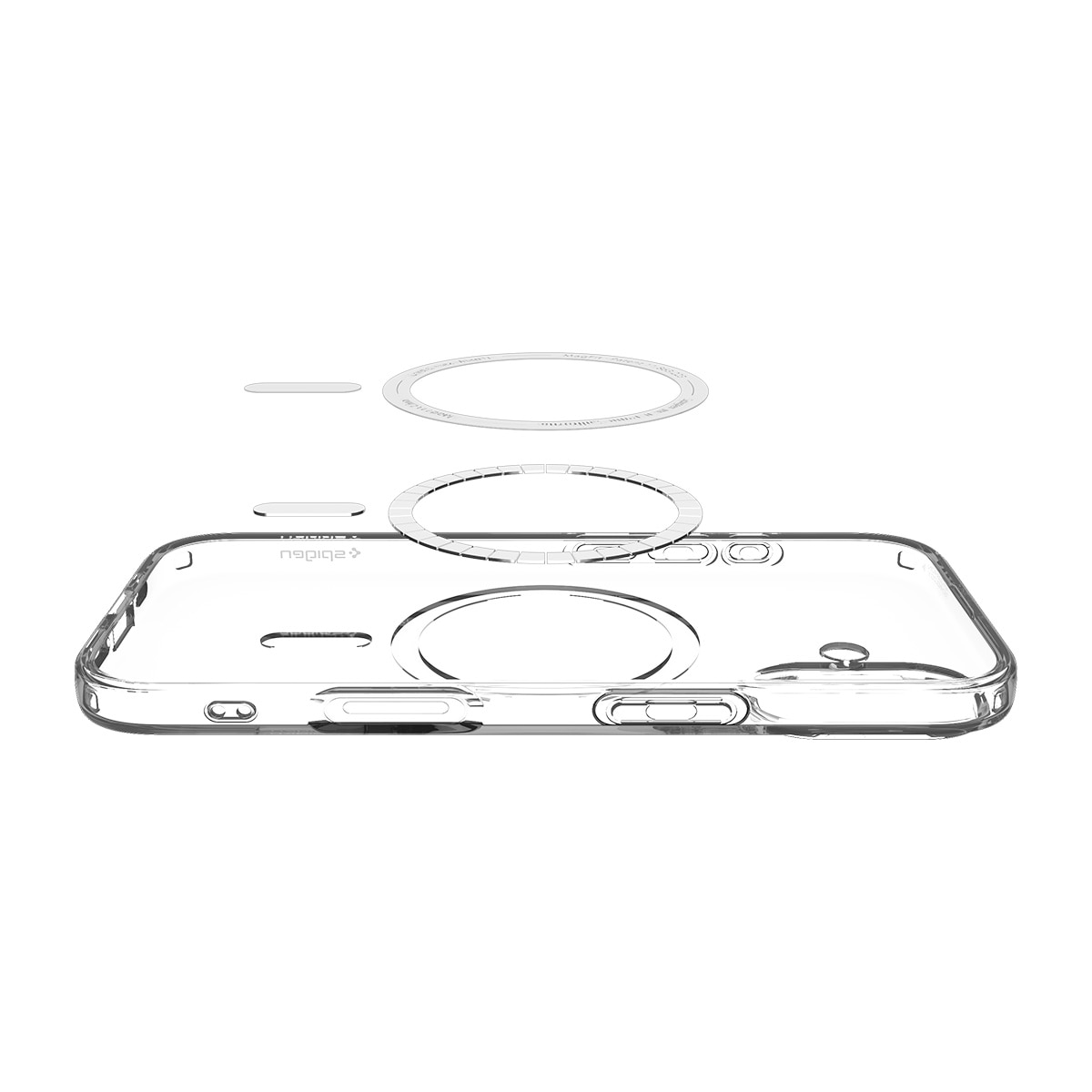 Case Liquid Crystal MagSafe iPhone 17 Clear White