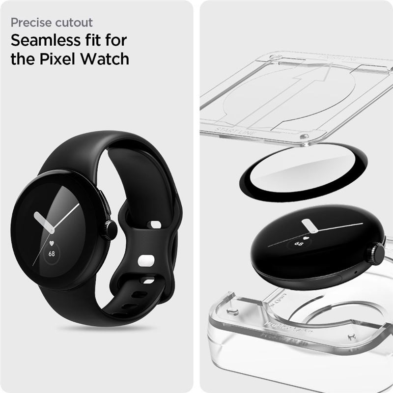 Screenprotector ProFlex EZ Fit (2-pack) Google Pixel Watch