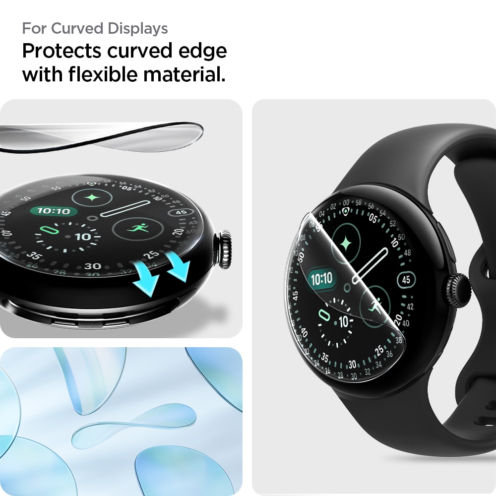 Screen Protector EliteShield EZ Fit (2-pack) Google Pixel Watch 4 45mm