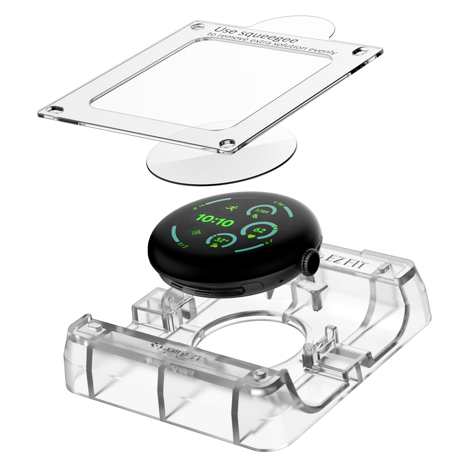 Screen Protector EliteShield EZ Fit (2-pack) Google Pixel Watch 4 45mm