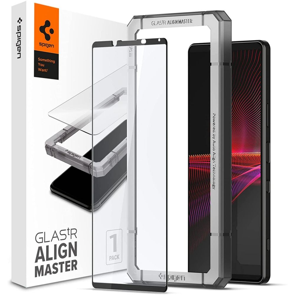 AlignMaster GLAS.tR Full Cover Sony Xperia 1 III Zwart