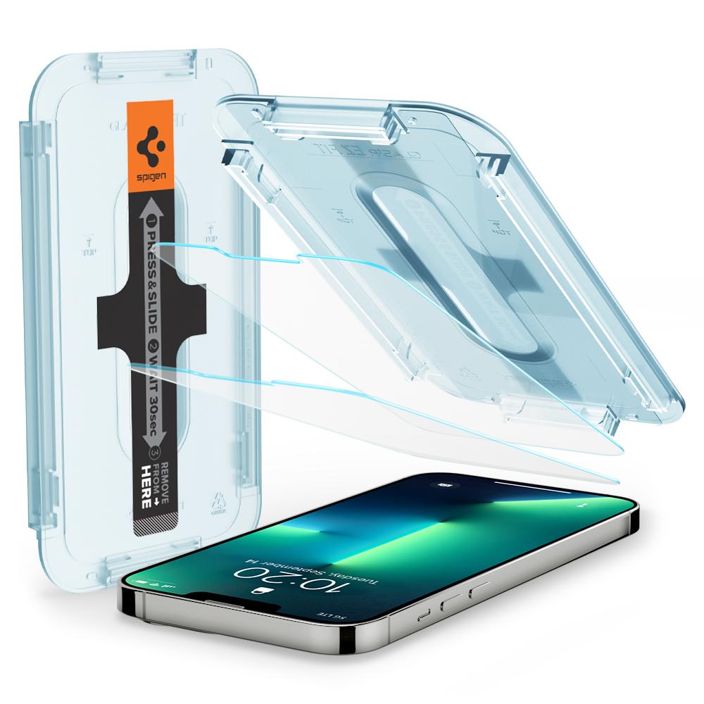 Screen Protector GLAS.tR EZ Fit (2-pack) iPhone 13/13 Pro/14