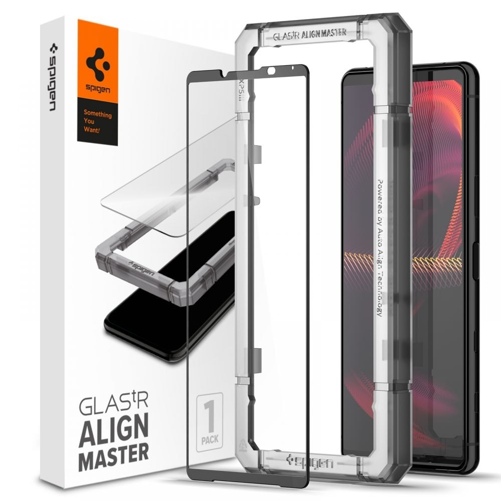 AlignMaster GLAS.tR Full Cover Sony Xperia 5 III Zwart
