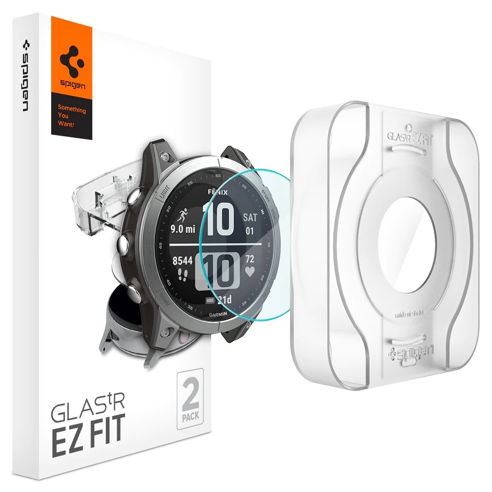 Screen Protector EZ Fit GLAS.tR (2-pack) Garmin Fenix 7