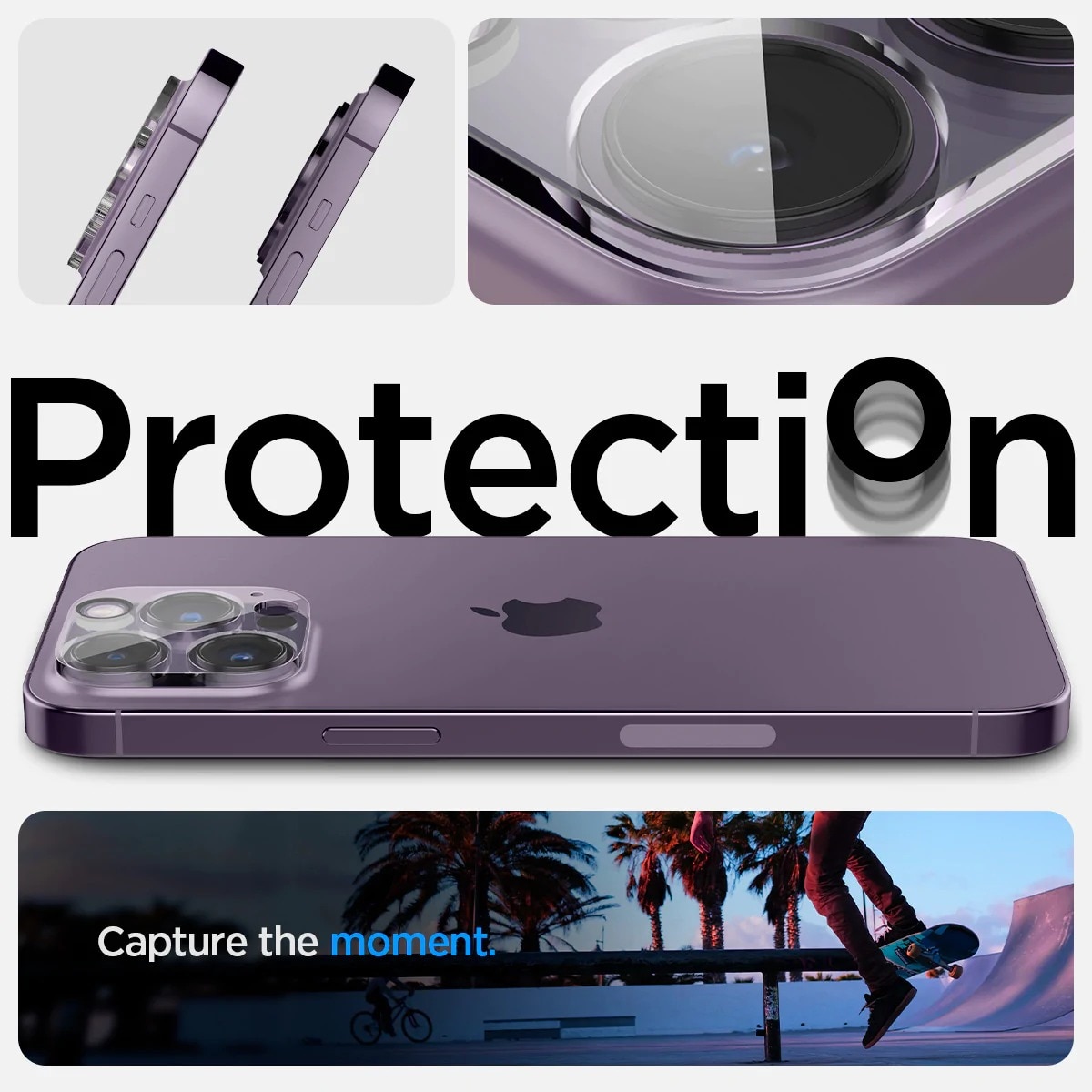 Optik Lens Protector (2-pack) iPhone 14 Pro Max Crystal Clear