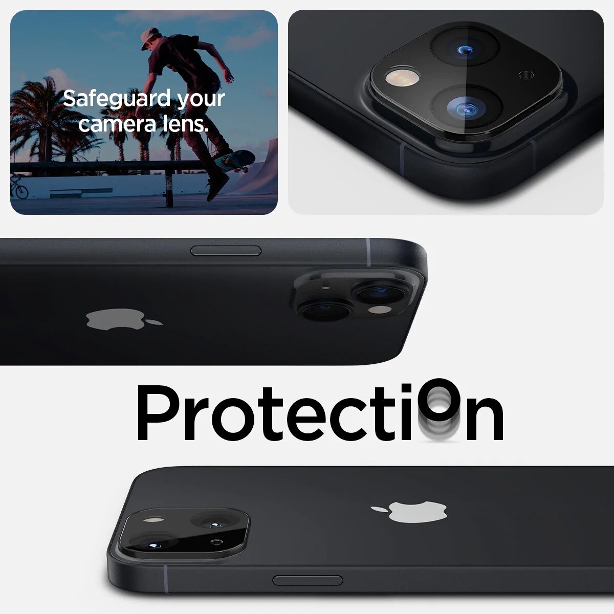 Optik Lens Protector (2-pack) iPhone 14 zwart