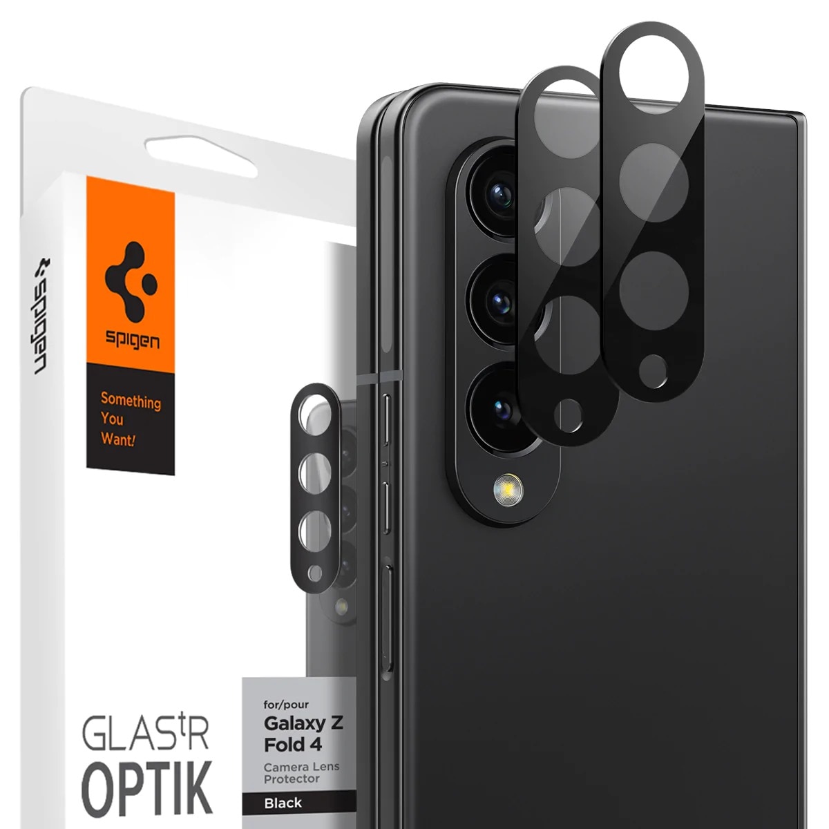 Optik Lens Protector (2-pack) Samsung Galaxy Z Fold 4 Zwart