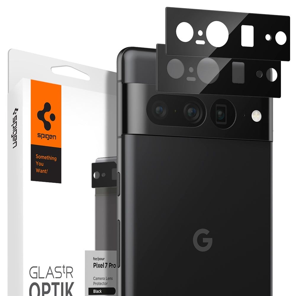 Optik Lens Protector (2-pack) Google Pixel 7 Pro Black