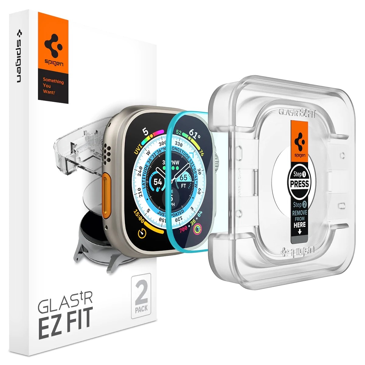 Screen Protector EZ Fit GLAS.tR (2-pack) Apple Watch Ultra 2 49mm