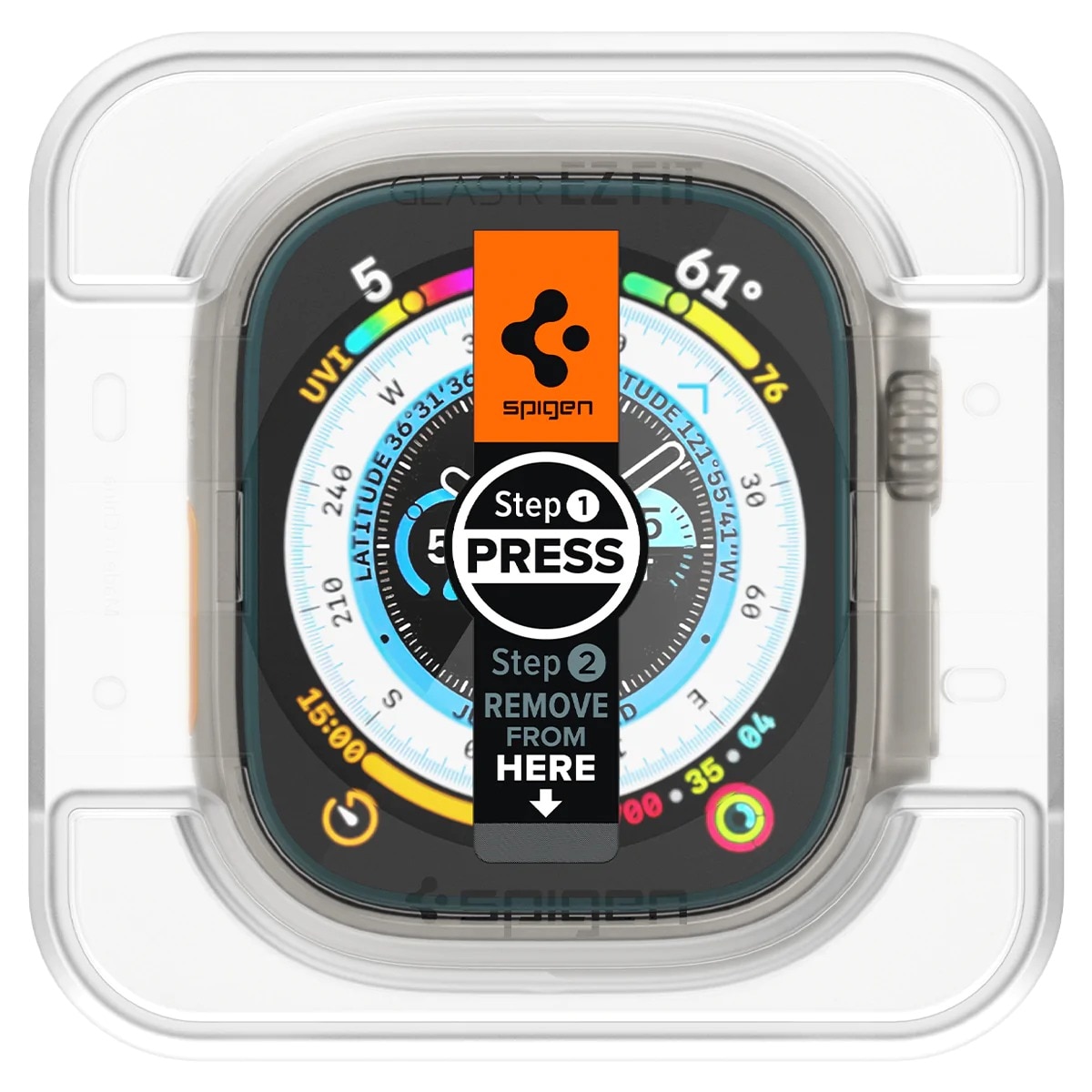 Screen Protector EZ Fit GLAS.tR (2-pack) Apple Watch Ultra 49mm
