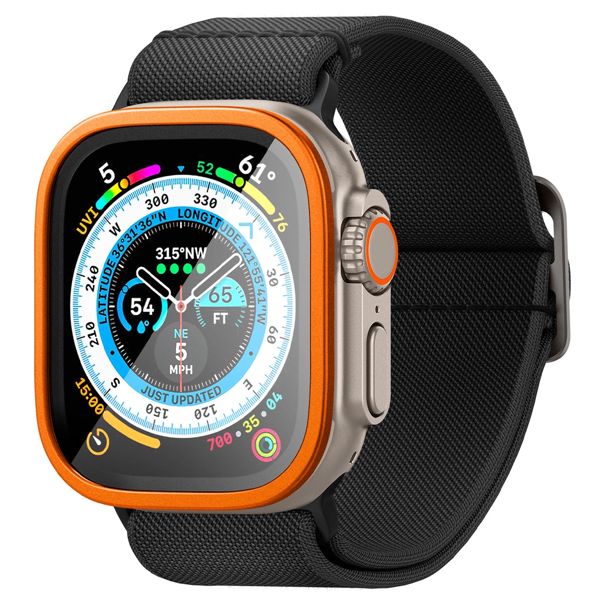 Screen Protector Glas.tR Slim Pro Apple Watch Ultra 2 49mm oranje