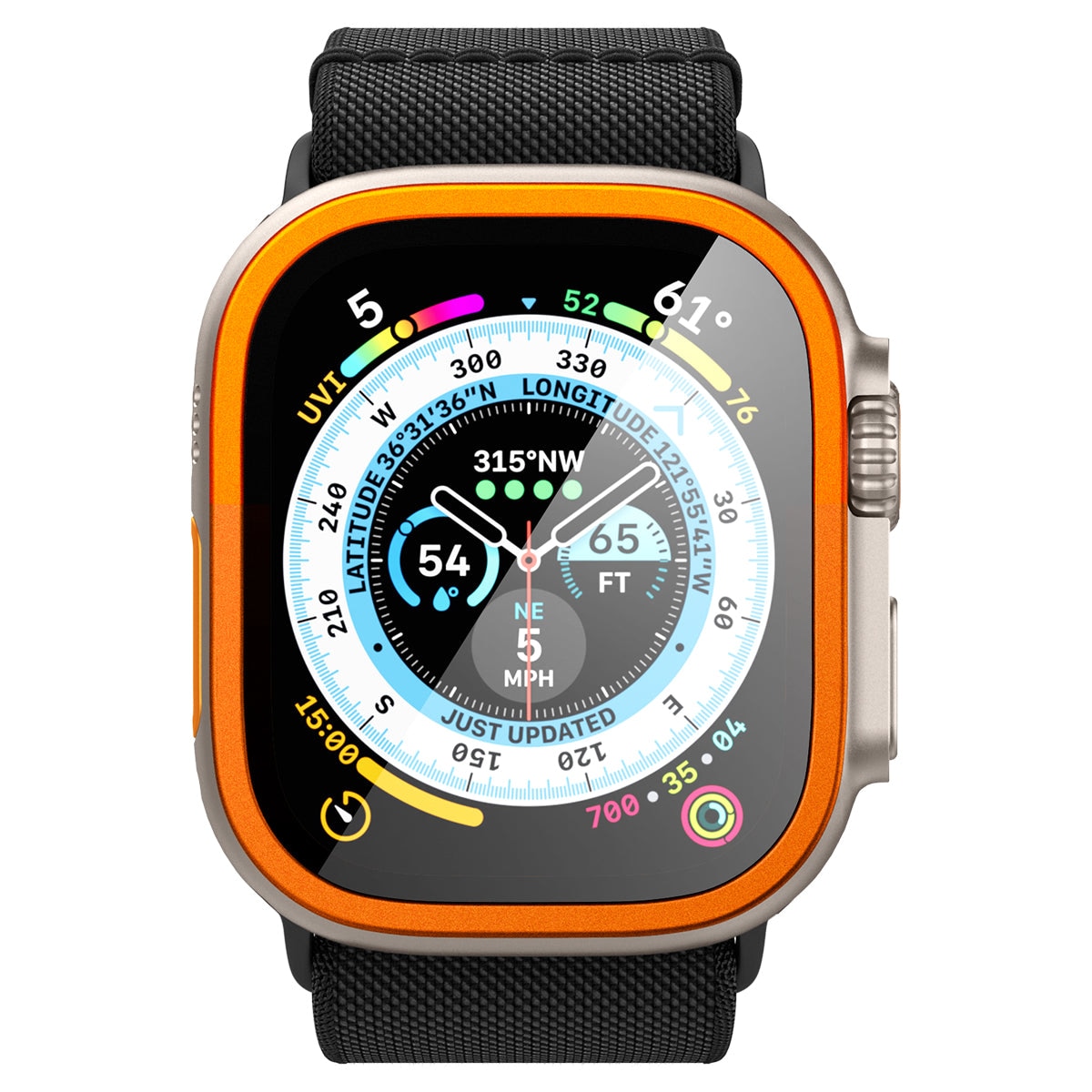Screen Protector Glas.tR Slim Pro Apple Watch Ultra 2 49mm oranje
