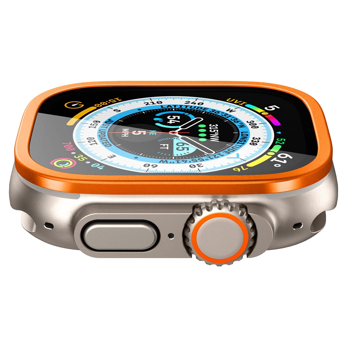 Screen Protector Glas.tR Slim Pro Apple Watch Ultra 2 49mm oranje