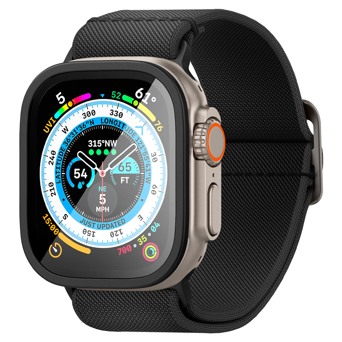 Screen Protector Glas.tR Slim Pro Apple Watch Ultra 2 49mm zwart