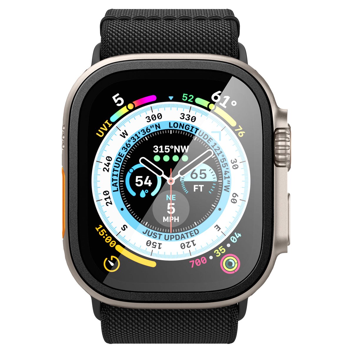 Screen Protector Glas.tR Slim Pro Apple Watch Ultra 2 49mm zwart