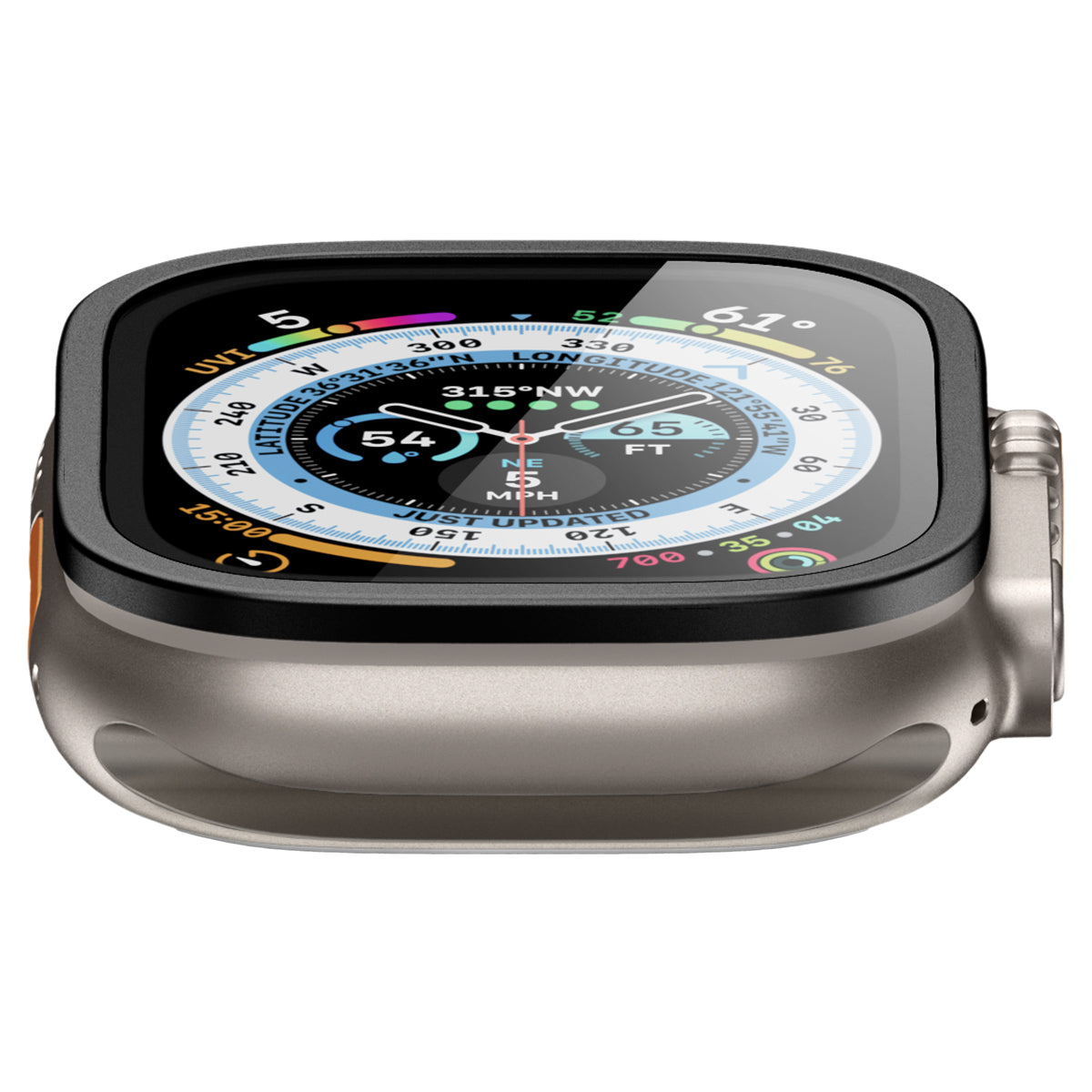 Screen Protector Glas.tR Slim Pro Apple Watch Ultra 2 49mm zwart
