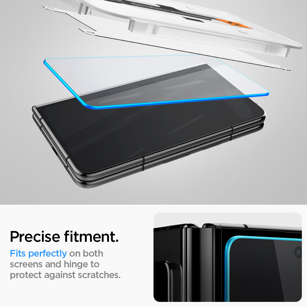 Cover Screen Protector GLAS.tR EZ Fit (2-pack) Google Pixel 9 Pro Fold