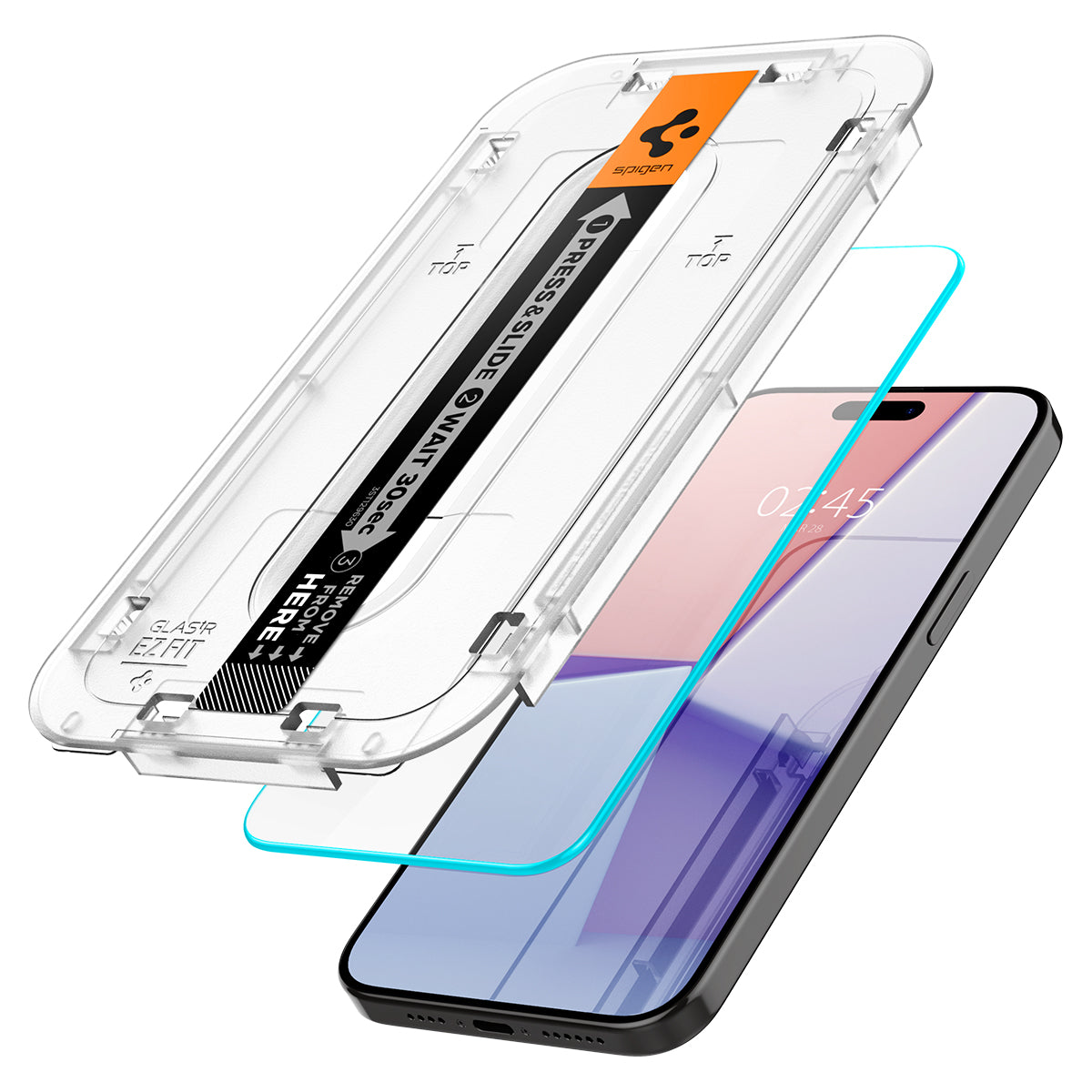 Screen Protector GLAS.tR EZ Fit (2-pack) iPhone 15 Pro Max