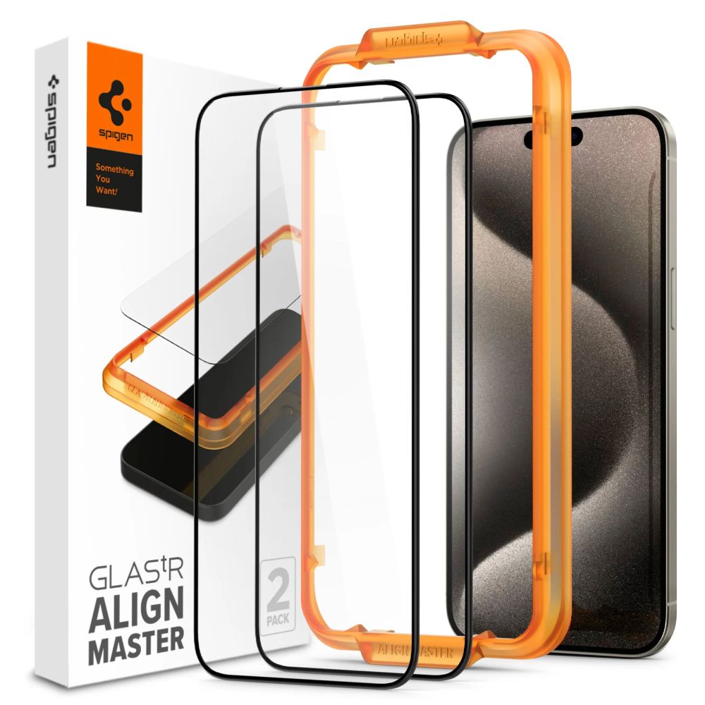 AlignMaster GLAS.tR Full Cover (2-pack) iPhone 15 Pro Max