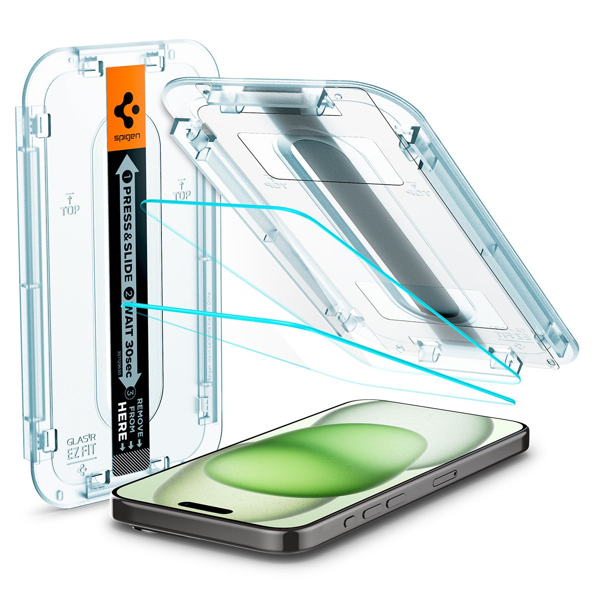 Screen Protector GLAS.tR EZ Fit (2-pack) iPhone 15 Plus