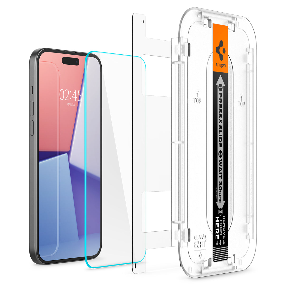 Screen Protector GLAS.tR EZ Fit (2-pack) iPhone 15 Plus