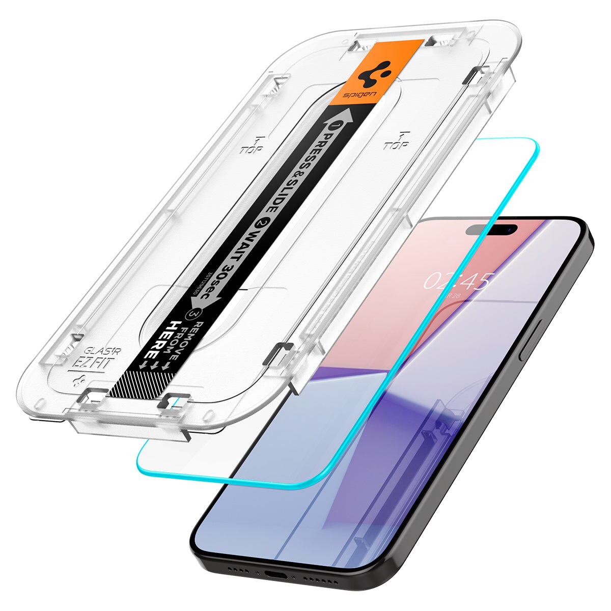 Screen Protector GLAS.tR EZ Fit (2-pack) iPhone 15 Pro