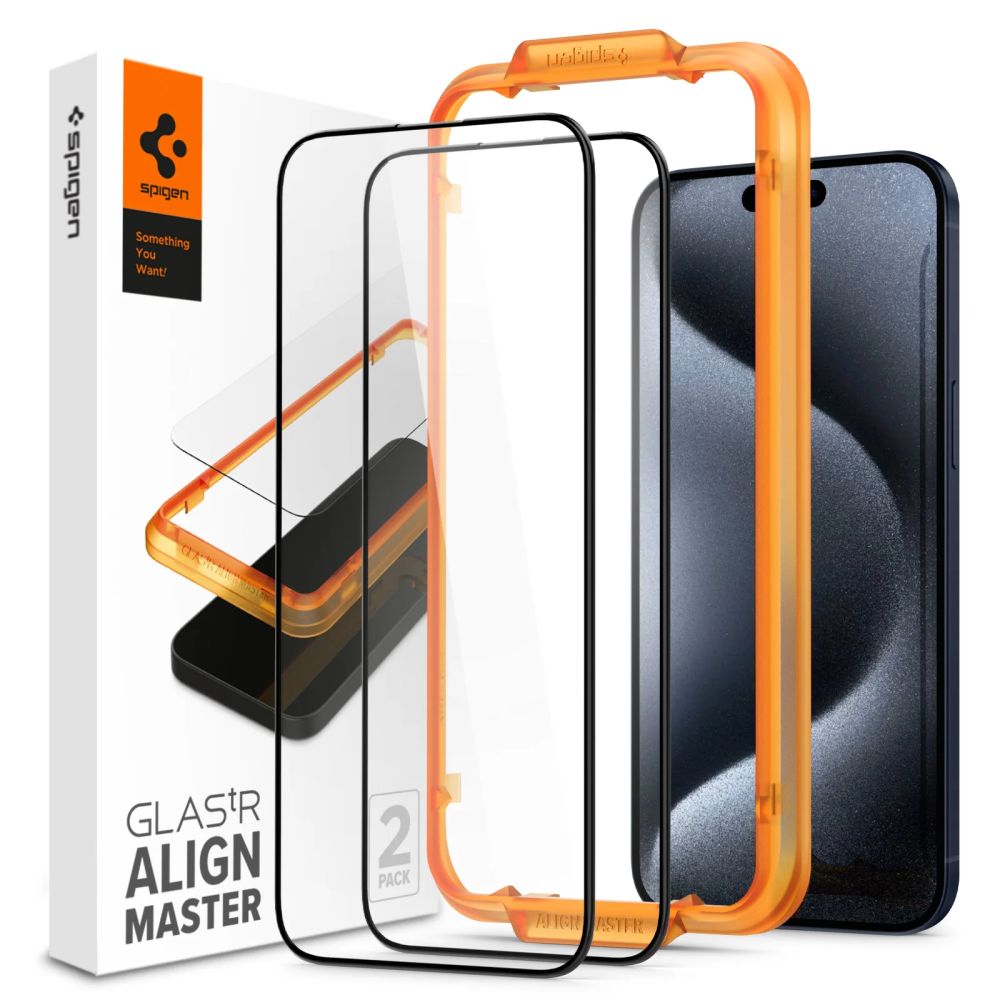 AlignMaster GLAS.tR Full Cover (2-pack) iPhone 15 Pro