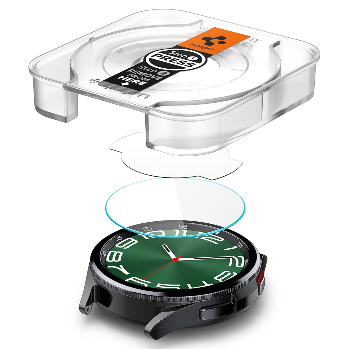 Screen Protector EZ Fit GLAS.tR (2-pack) Samsung Galaxy Watch 6 Classic 47mm