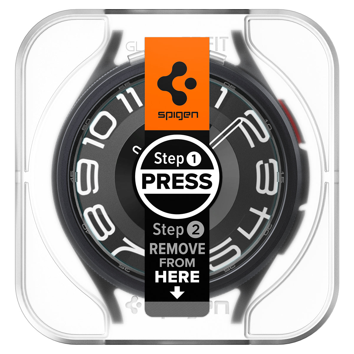 Screen Protector EZ Fit GLAS.tR (2-pack) Samsung Galaxy Watch 6 Classic 43mm