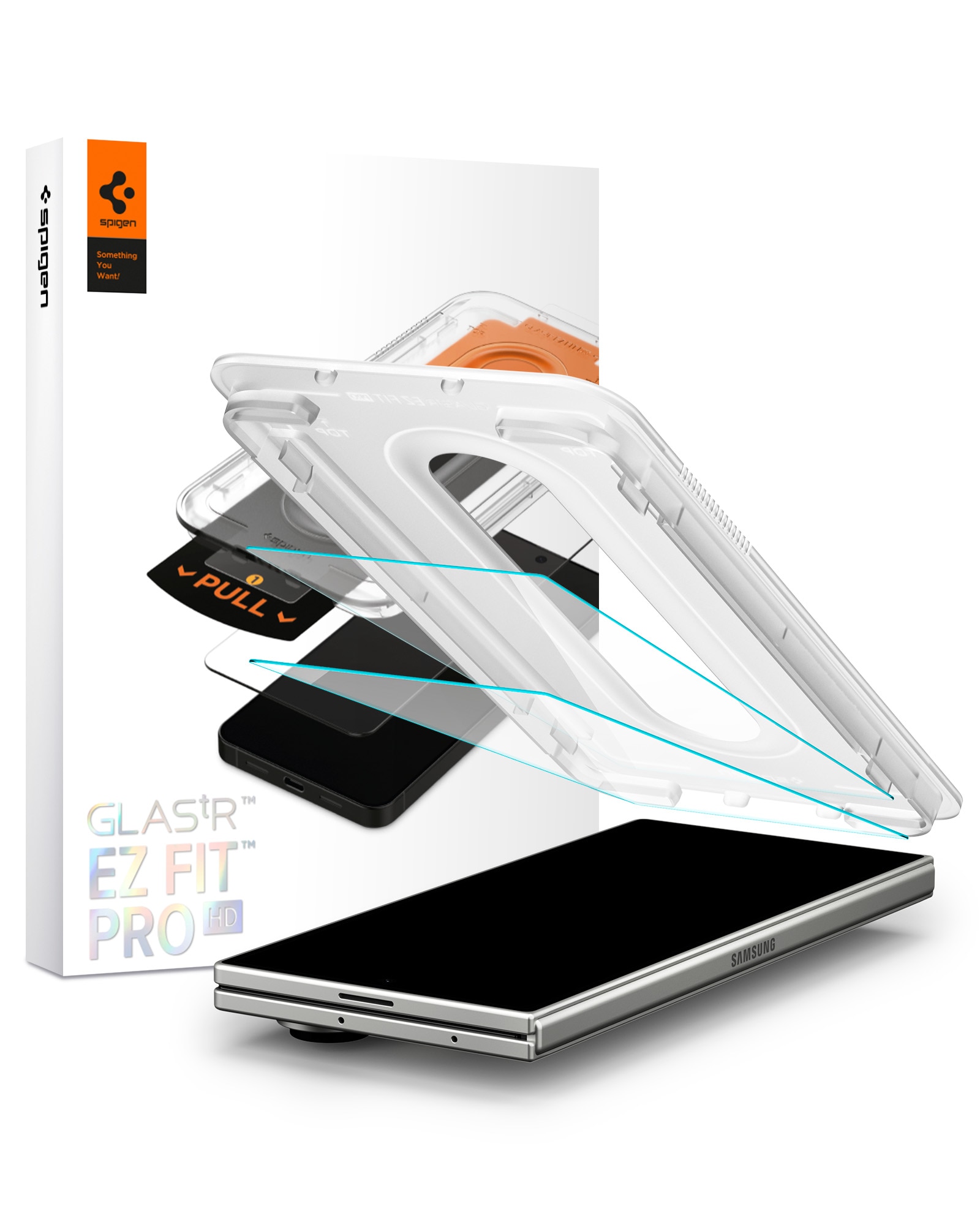 Cover Screen Protector GLAS.tR EZ Fit (2-pack) Samsung Galaxy Z Fold 7