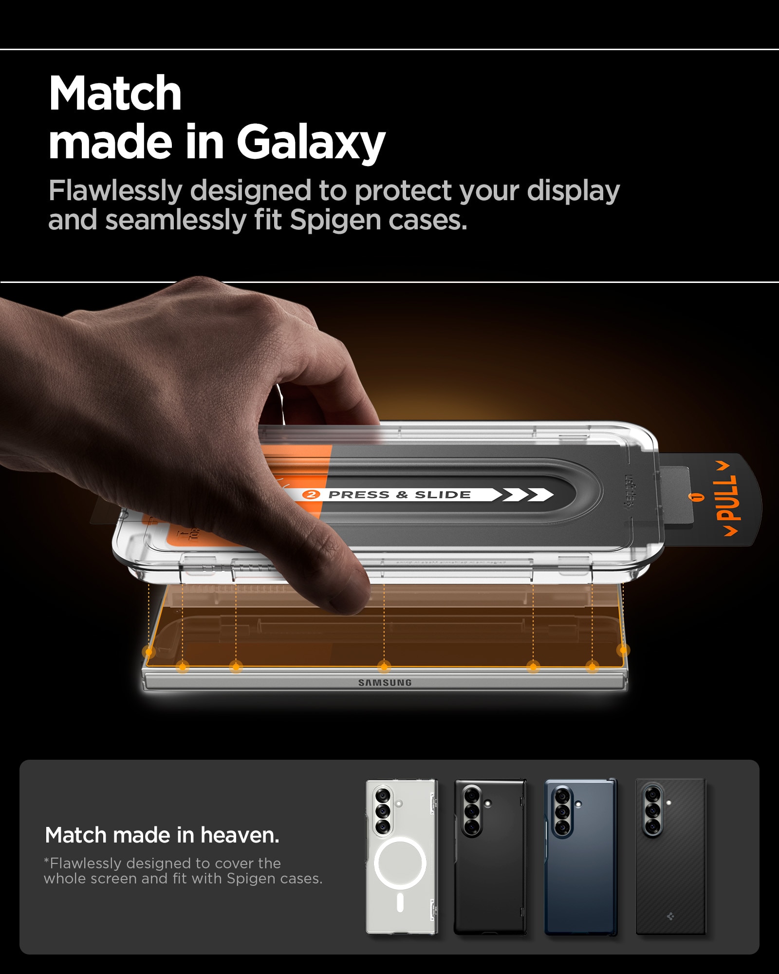 Cover Screen Protector GLAS.tR EZ Fit (2-pack) Samsung Galaxy Z Fold 7
