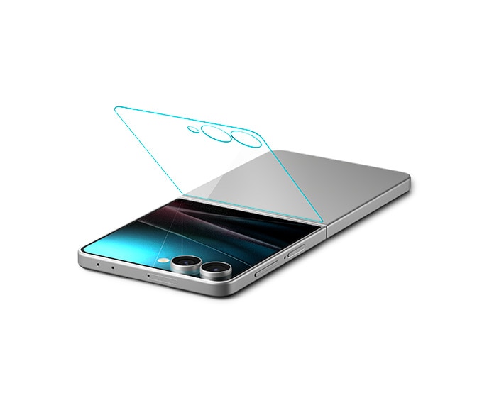 Cover Screen Protector GLAS.tR EZ Fit (2-pack) Samsung Galaxy Z Flip 7