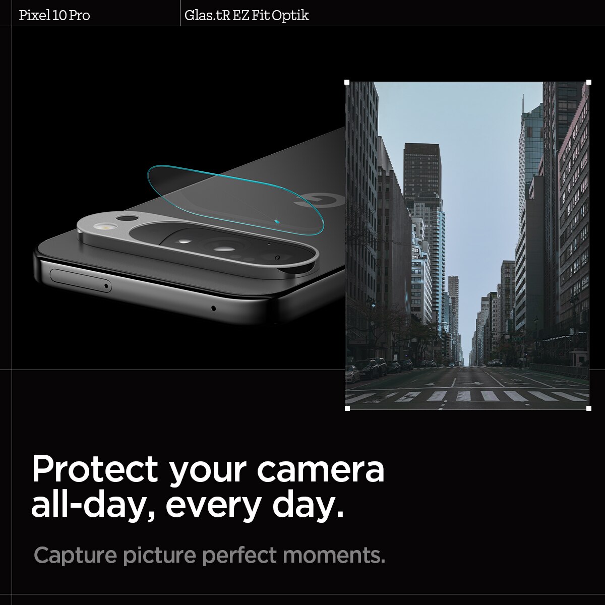 Google Pixel 10 Pro EZ Fit Optik Lens Protector (2-pack)