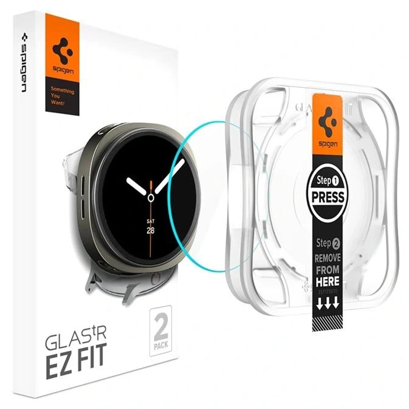 Screen Protector EZ Fit GLAS.tR (2-pack) Samsung Galaxy Watch 8 40mm